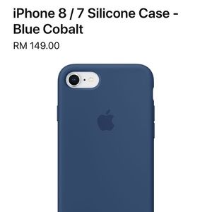 iPhone 8/7 Silicone case-Cobalt blue